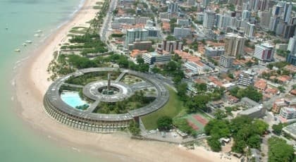 Imagem da rota de Recife, PE para João Pessoa, PB